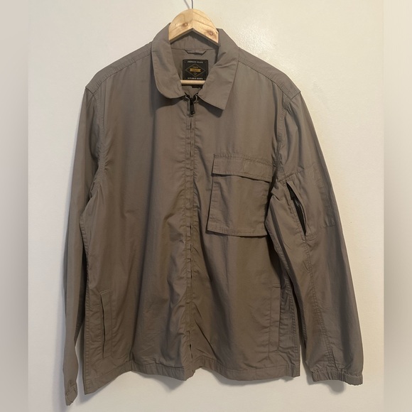 Next Zip Through Shacket, grey, XL, vintage, brand new, never worn - Picture 1 of 6